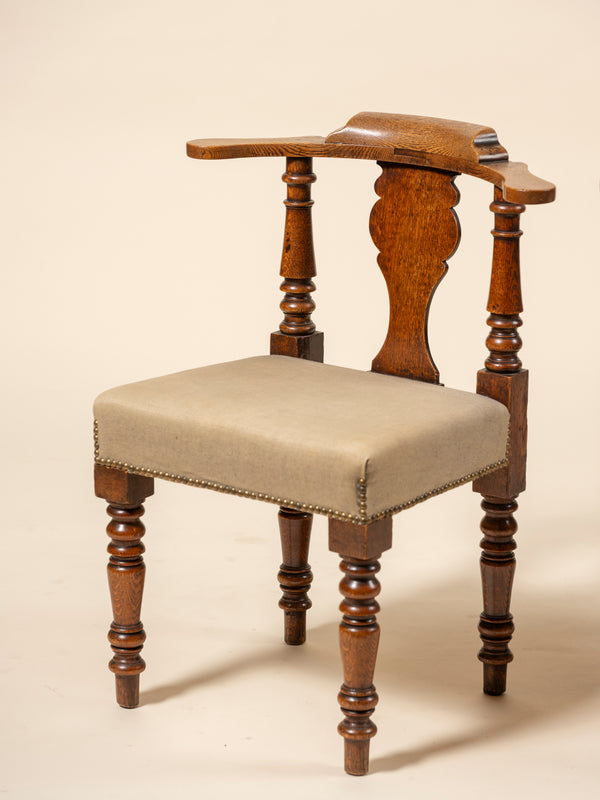 Set of 6 Antique Irish Wood Chairs