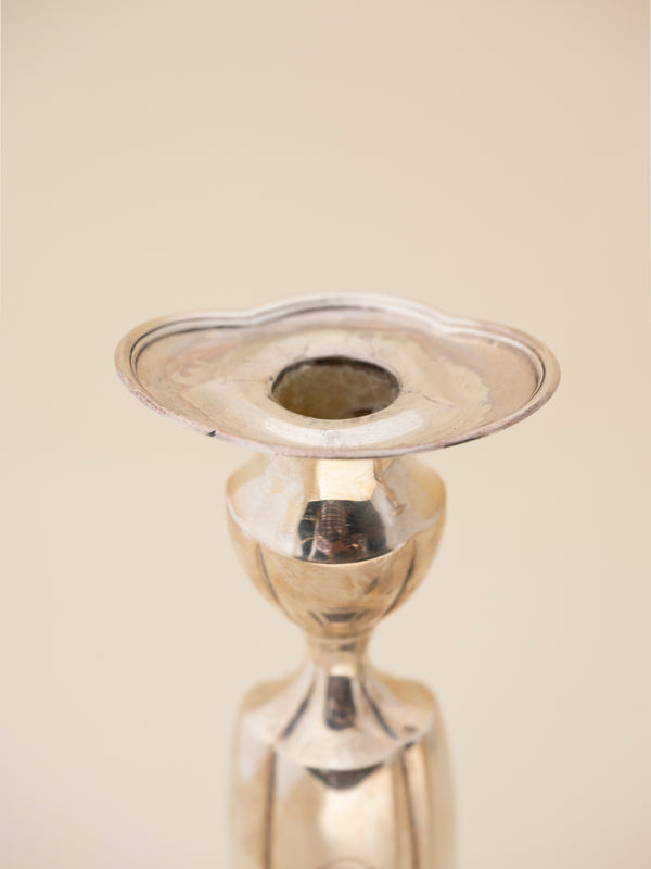 American Sterling Black Starr Frost Candlesticks
