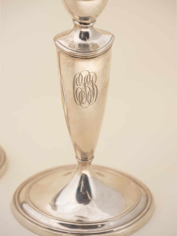 Bailey Banks & Biddle Sterling Candlesticks