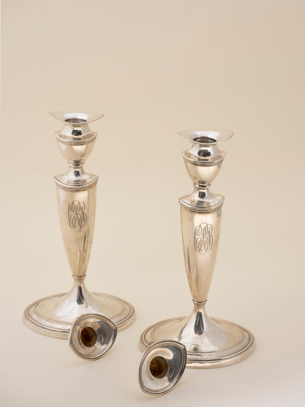 Bailey Banks & Biddle Sterling Candlesticks