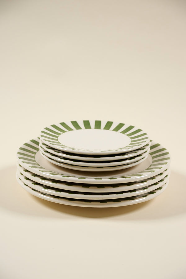 Stripes Salad Plate / Side Plate