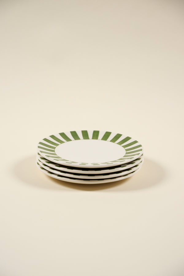 Stripes Salad Plate / Side Plate