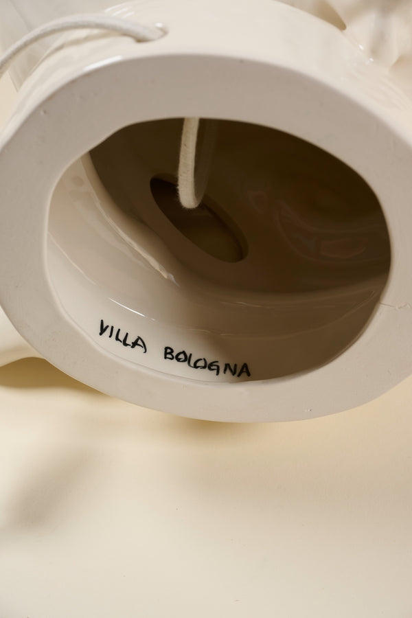 Dolphin Wall Light Base - Ivory