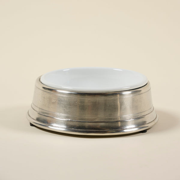 Match Pewter Pet Bowl