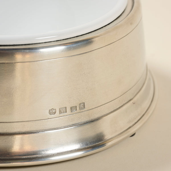 Match Pewter Pet Bowl