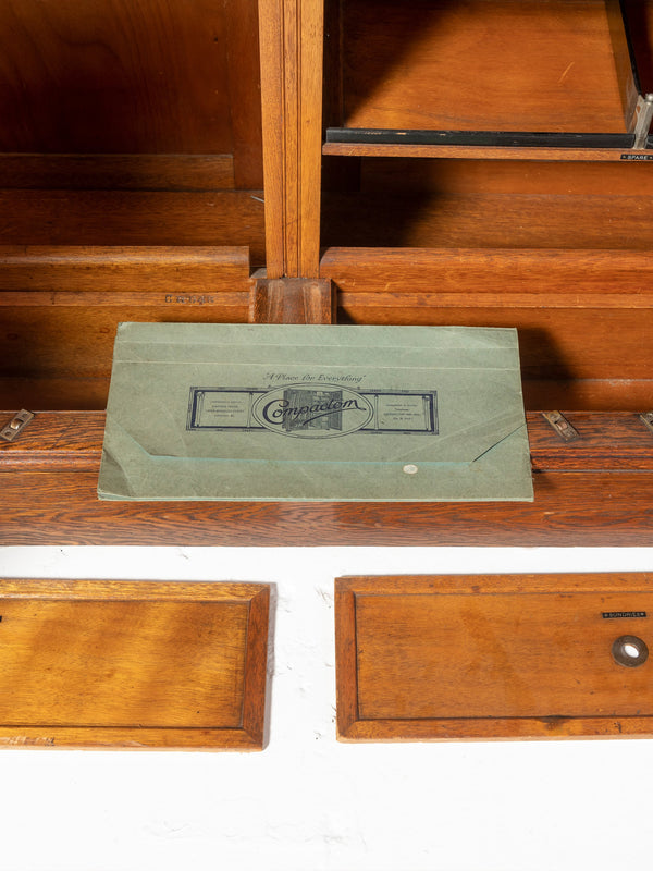 Mahogany and Oak 1920s Gentleman's Wardrobe