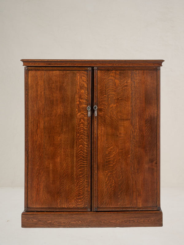 Mahogany and Oak 1920s Gentleman's Wardrobe