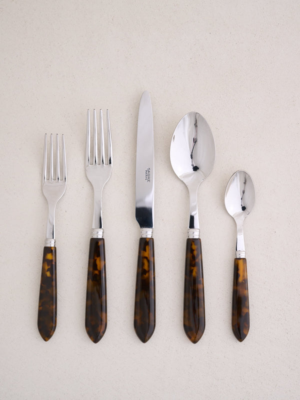 Faux Tortoise Flatware
