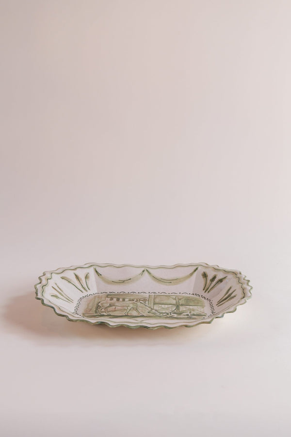 Handpainted Horse & Hound Platter
