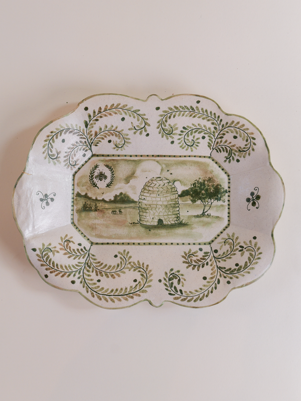 Handpainted Beehive Platter