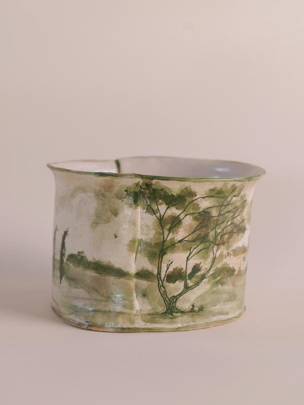 Large Round Cache Pot