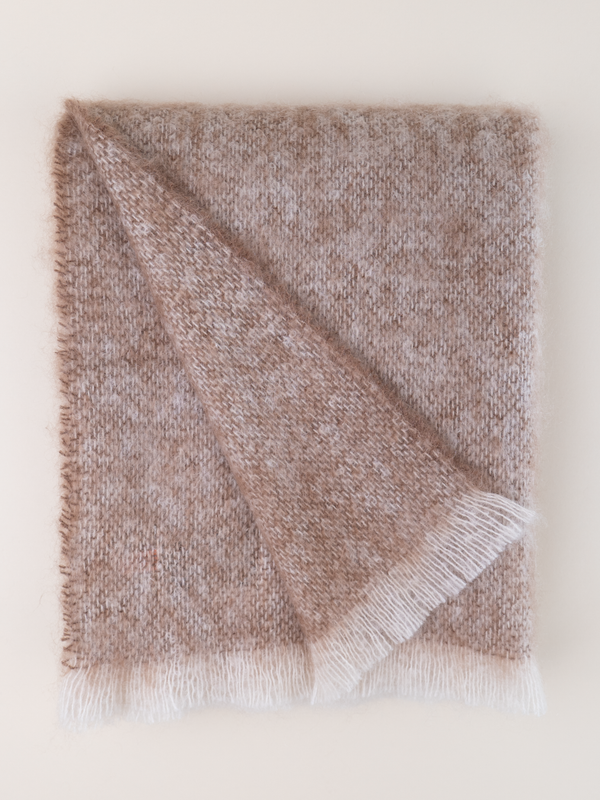 Solid Mohair Throw