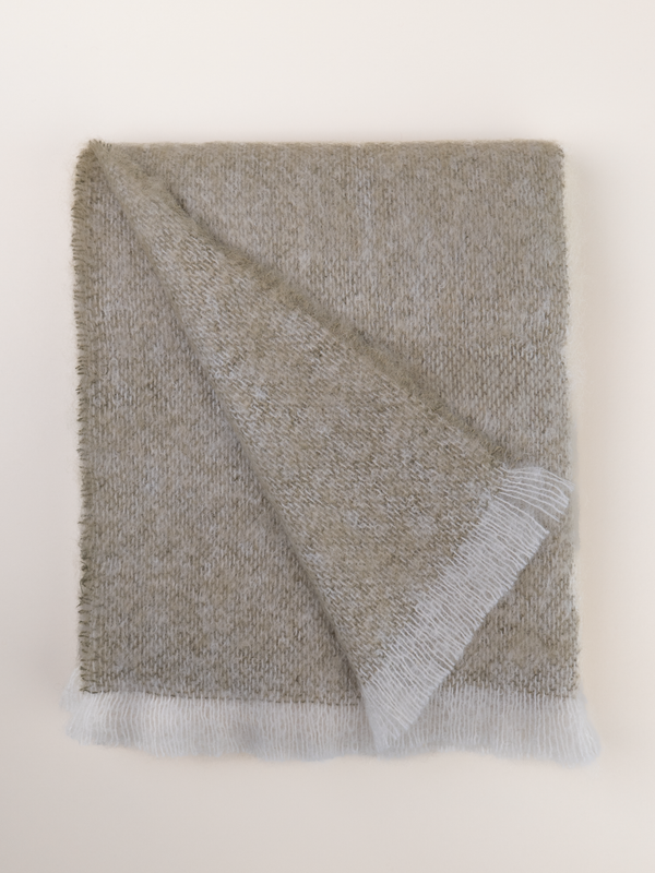 Solid Mohair Throw