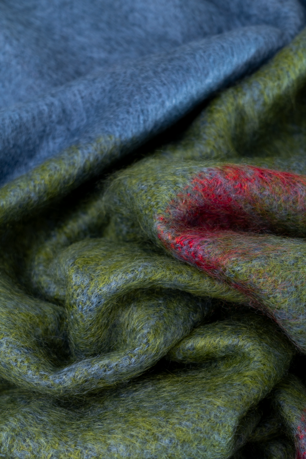 Striped Mohair Throws